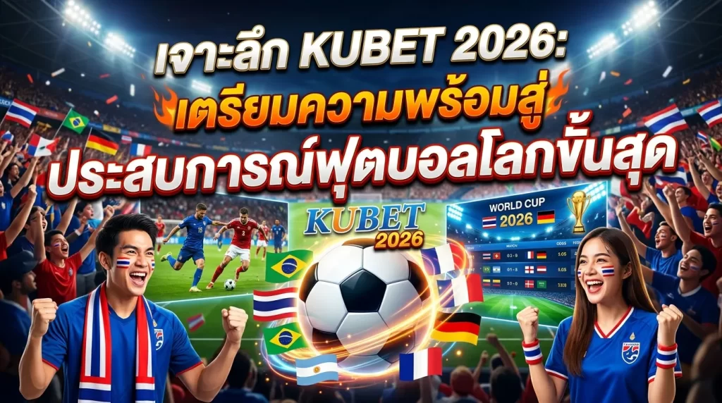 เจาะลึก KUBET 2026: เตรียมความพร้อมสู่ประสบการณ์ฟุตบอลโลกขั้นสุด