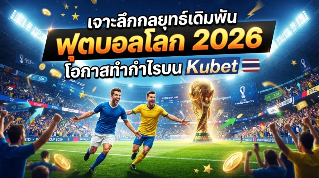 เจาะลึกกลยุทธ์เดิมพันฟุตบอลโลก 2026: โอกาสทำกำไรบน Kubet