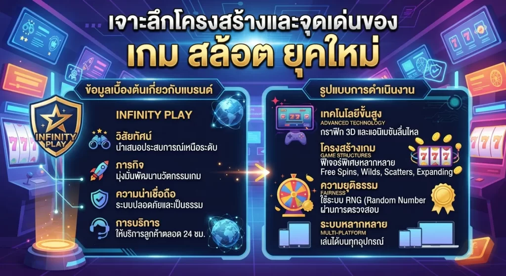 เจาะลึกโครงสร้างและจุดเด่นของ เกม ส ล้อ ต ยุคใหม่
